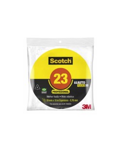 Fita Isolante de Autofusão 3M Scotch Preta 23 - 19mm x 10m