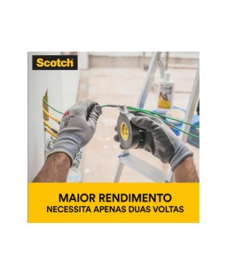 Fita Isolante 3M Scotch 33+ Classe A Preta 19mm x 20m 