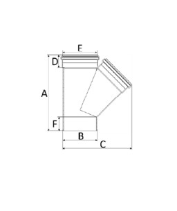 Junção Simples 150mm Esgoto SN Amanco