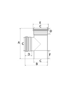 Tê 150mm Esgoto SR Amanco