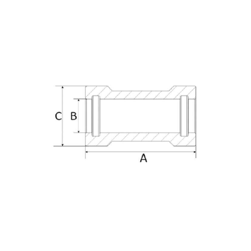 Luva de Correr 15mm CPVC Amanco