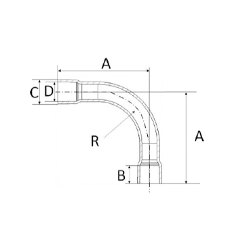 Curva 15mm 90º CPVC Amanco