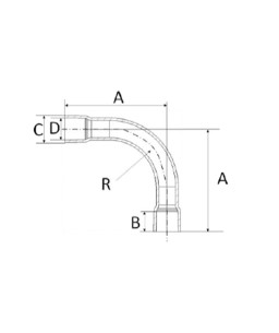 Curva 22mm 90º CPVC Amanco