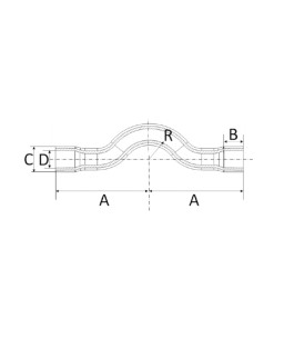 Curva de Transposição 22mm CPVC Amanco