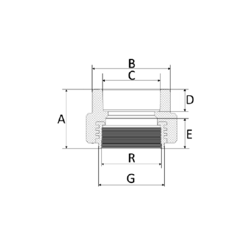 Conector Fêmea/Fêmea 25mm1/2” PPR Amanco