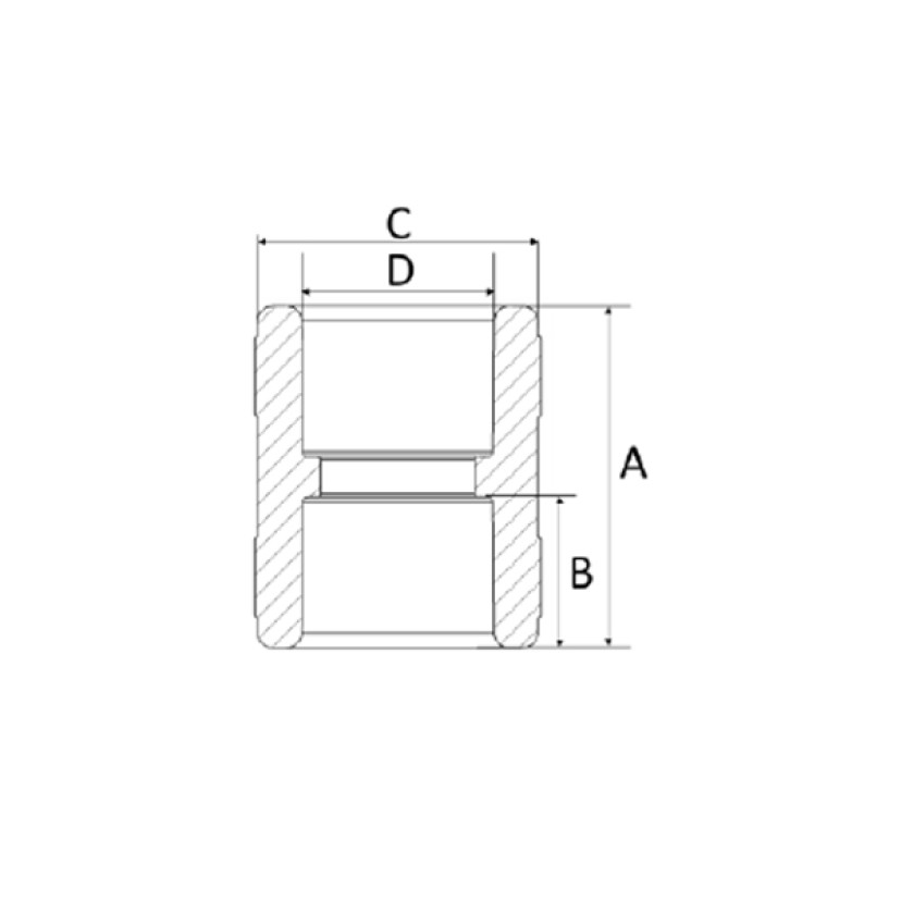 Luva Simples 110mm PPR Amanco