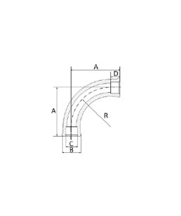 Curva 25mm 90° PPR Amanco