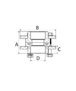 União Flangeada 90mm PPR Amanco