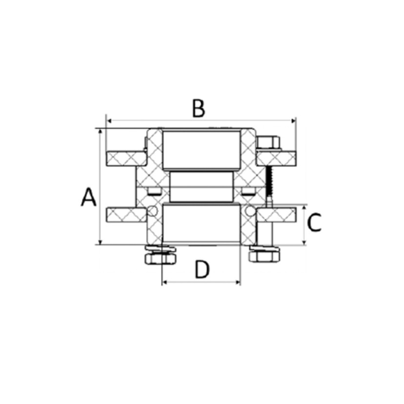 União Flangeada 90mm PPR Amanco