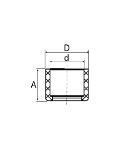 Bucha de Redução Curta 50x40mm Marrom Soldável Amanco