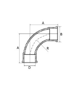 Curva 20mm 90º Marrom Soldável Amanco