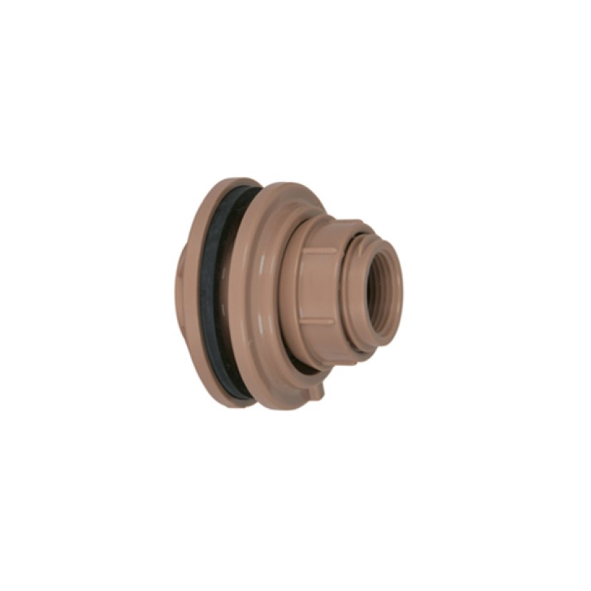 Adaptador Flange c/anel 50mm1 1/2 Marrom Soldável Amanco