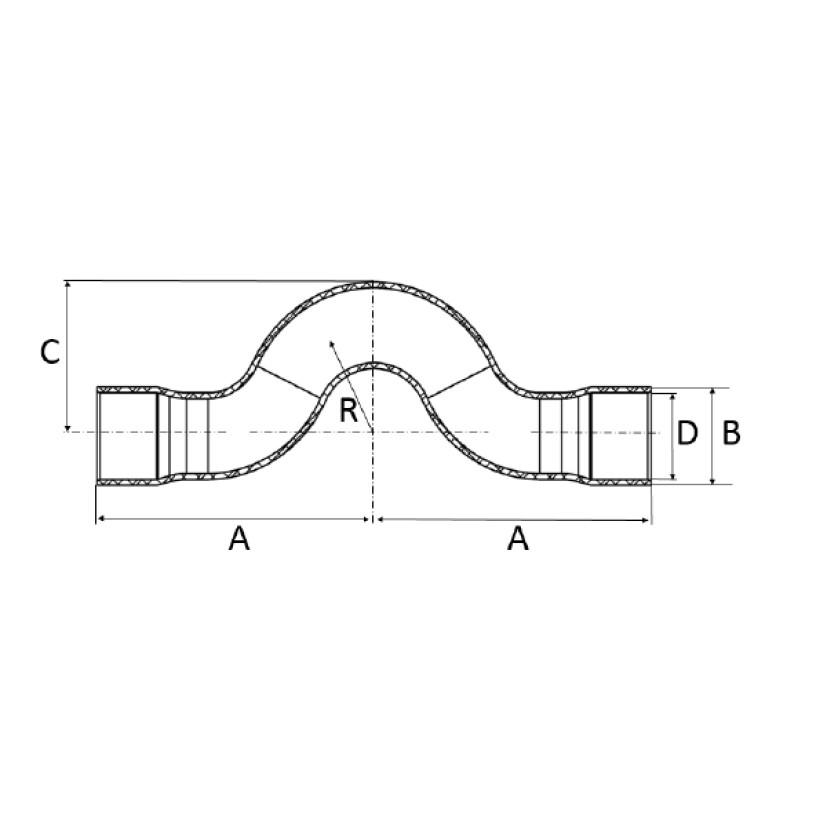 Curva de Transposição 20mm Marrom Soldável Amanco