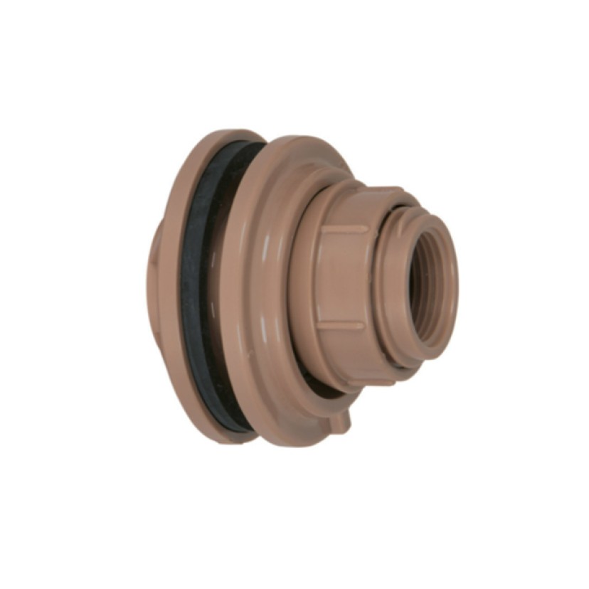 Adaptador Flange c/anel 85mm 3" Marrom Soldável Amanco