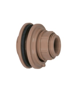 Adaptador Flange c/anel 110mm 4" Marrom Soldável Amanco