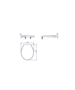 Assento Plastico Ravena Deca AP.01.95 