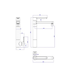 Monocomando Deca Cozinha Com Filtro Mesa Twin Click Corten Matte 2240.CT.CLICK.MT