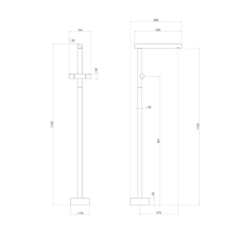 Misturador de Piso Para Lavatorio Deca Arthur Casas Black Matte 1865.BL101.MT