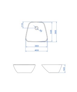 Cuba Apoio Trapezoidal Marrom Fosca Deca L.1065.22