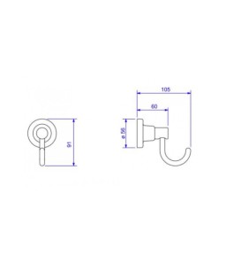 Cabide Izy Deca 2060.C37