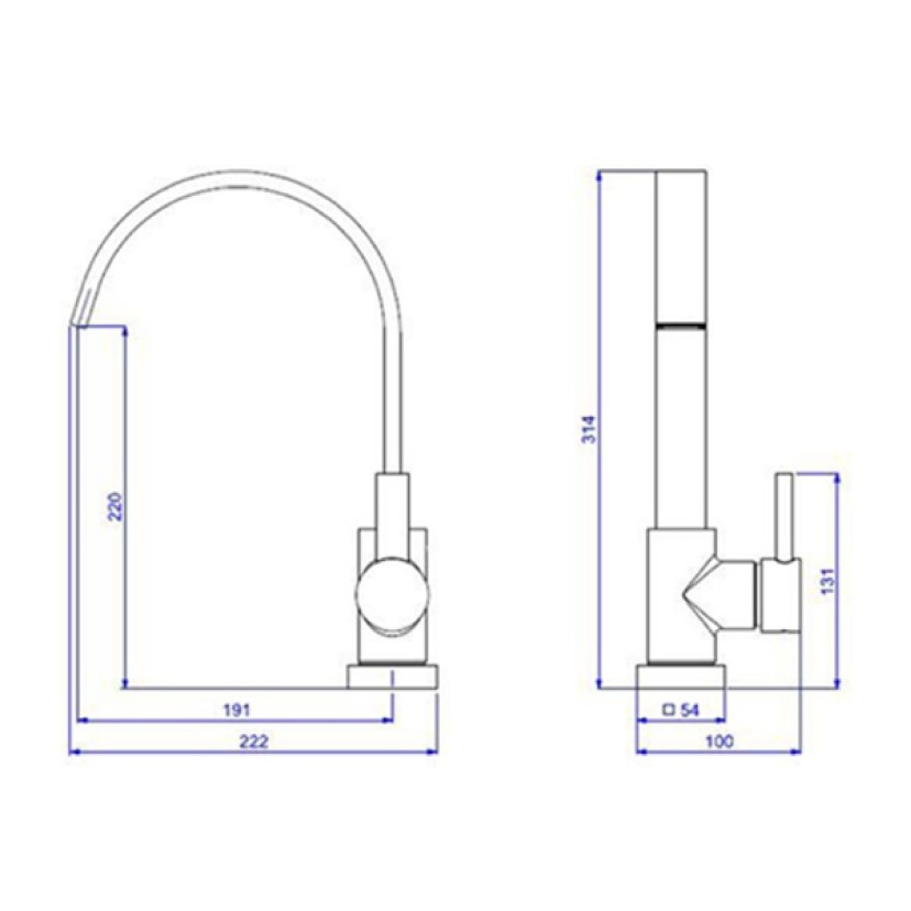 Misturador Monocomando Cozinha Polo Deca 2270.C33