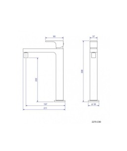 Misturador Deca Monocomando Cozinha Unic 2270.C90