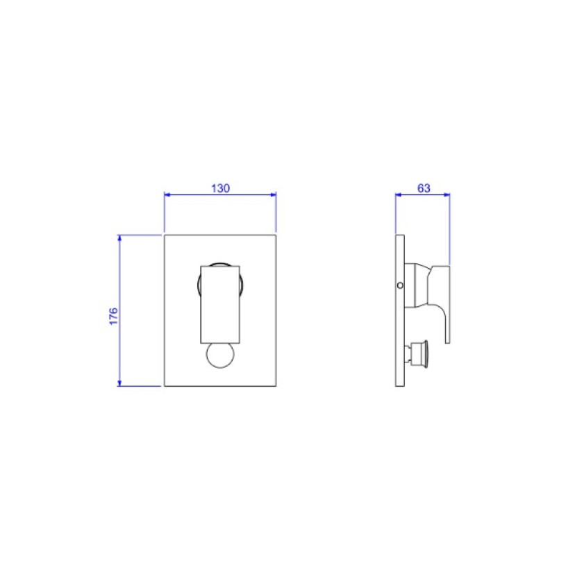 Misturador Monocomando 4 Vias Unic Deca 2994.C90