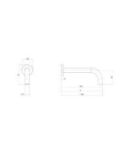 Bica Lavatorio Parede Curta Deca You Inox 1796.INX104