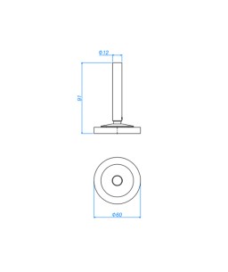 Acionamento Monocomando Mesa Cozinha Joystick Deca You Black Matte 4992.BL99.MT.03