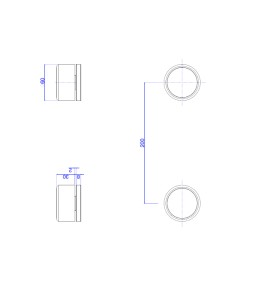 Acionamento Misturador Mesa Quadrada Deca You Dynamic White 4992.BR104.MT