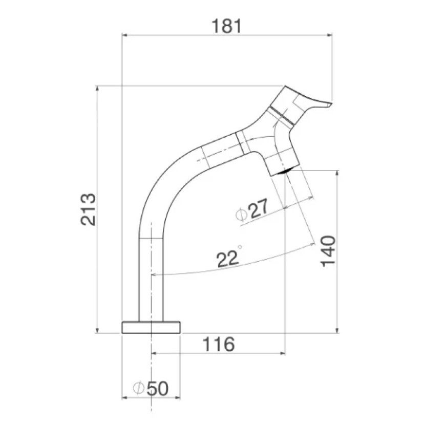 Torneira Para Lavatorio Mesa Bica Baixa Dn15 Gama  Cromado  Deca 1197.C13