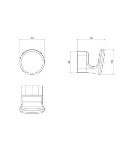 CaBide quadrada deca you inox 2060.INX104