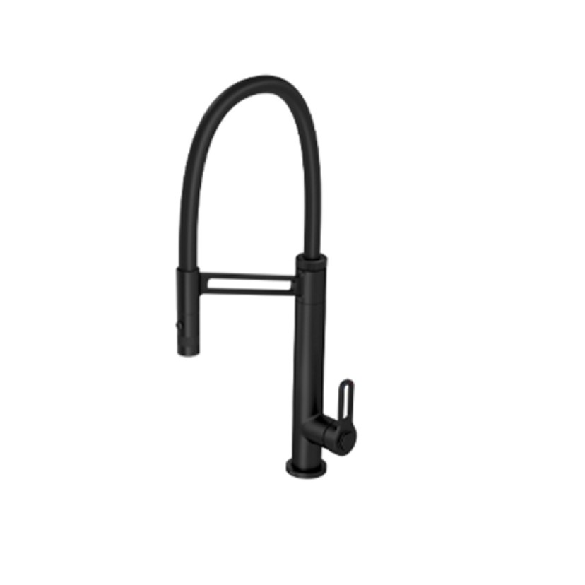 Misturador Monocomando Cozinha Mesa Deca Urban Black Matte e Preto 2289.BL.IND.MT.PT