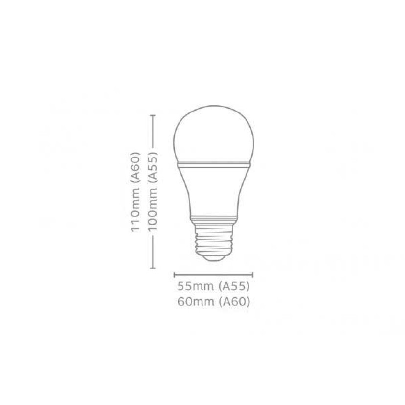 Lâmpada de LED Bulbo 9W Bivolt Luz Amarela Elgin