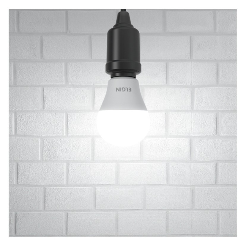 Lâmpada de LED Bulbo 9W Bivolt Luz Amarela Elgin