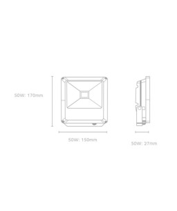 Refletor IP65 LED 50W Bivolt Luz Branca Elgin