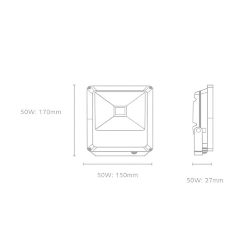 Refletor IP65 LED 50W Bivolt Luz Branca Elgin