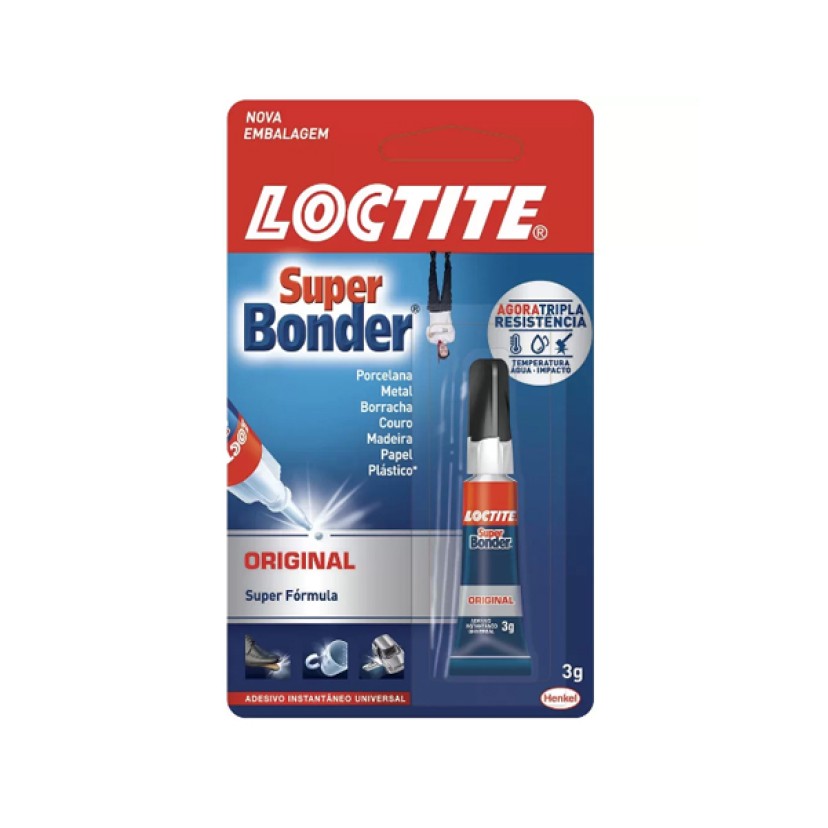 Adesivo Super Bonder Original 3g Loctite