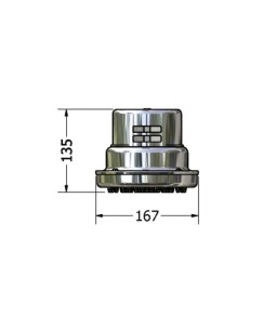 Chuveiro Elétrico Tradição Multitemperatura Cromado 220V/6400W Lorenzetti