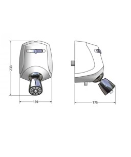 Chuveiro Elétrico Relax Branco 220V/5500W Lorenzetti