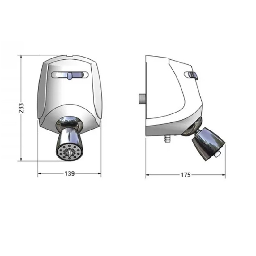 Chuveiro Elétrico Relax Branco 220V/5500W Lorenzetti