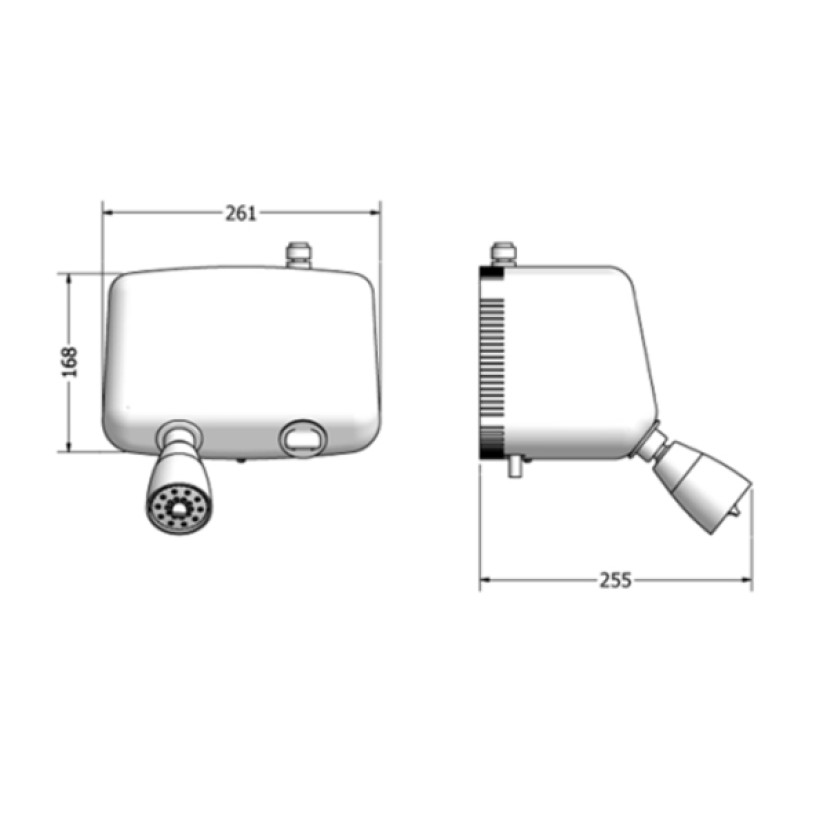 Chuveiro Elétrico Jet-Turbo Multitemperatura Branco 220V/7800W Lorenzetti