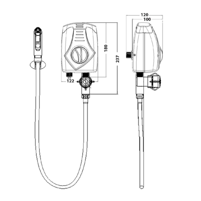 Ducha Higiênica Branca 4T 220V 4300W Lorenzetti