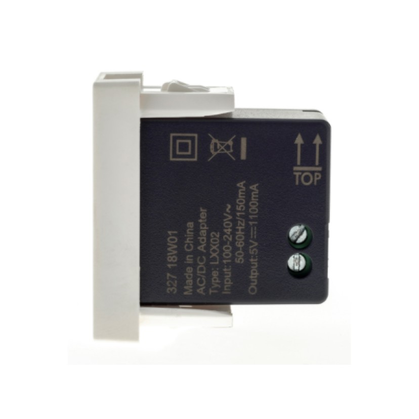 Módulo de Tomada 1xUSB Branco Plus+ Pial Legrand