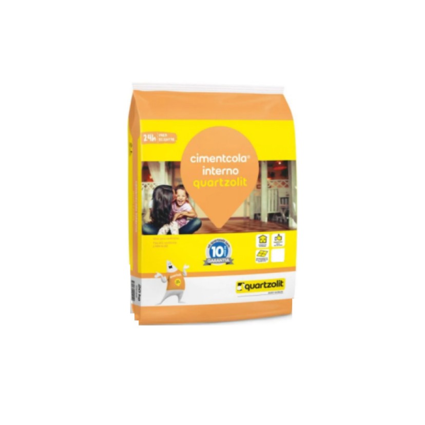 Argamassa Interno Cinza 5kg Quartzolit