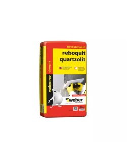 Reboquit Massa para Reboco Interno e Externo Branca 20kg Quartzolit