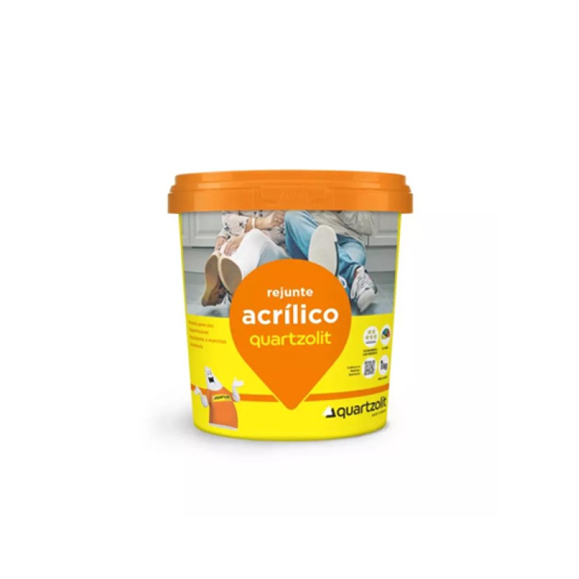 Rejunte Acrílico Branco 1kg Quartzolit