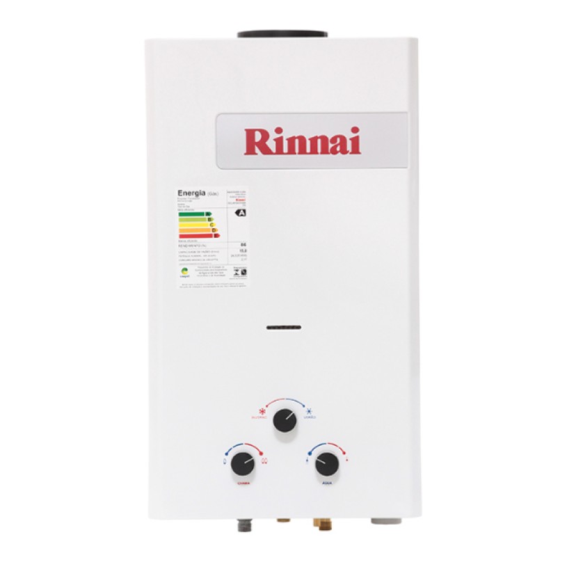 Aquecedor M15 a Gás Rinnai 15 Litros REUE-M150CFHB GN