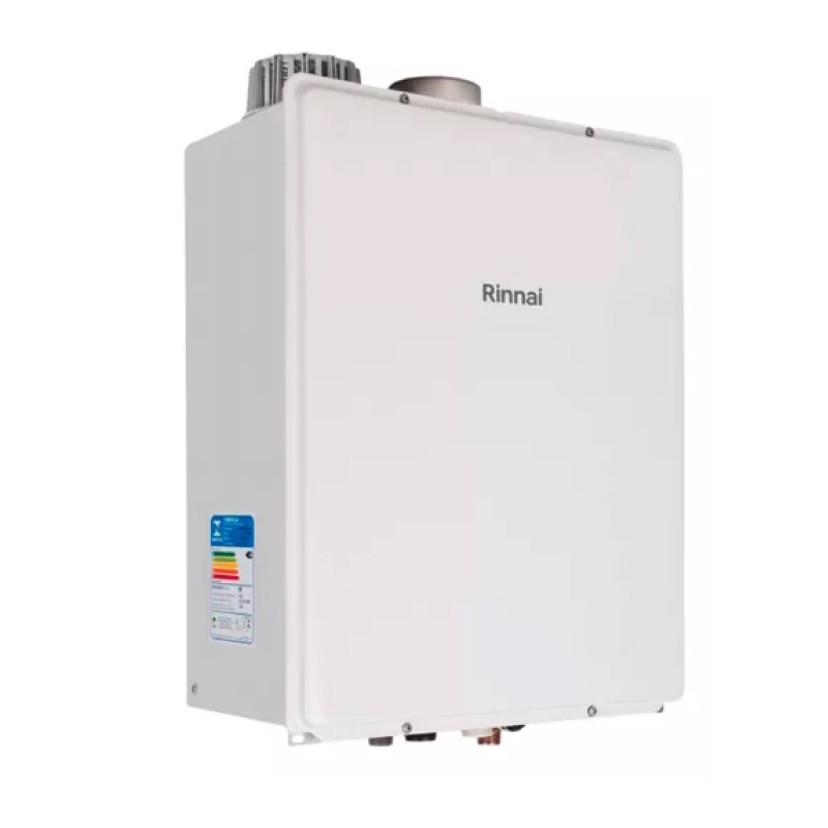 Aquecedor E43 a Gás Rinnai 127V 43 Litros REUE430FERBL8 GLP 