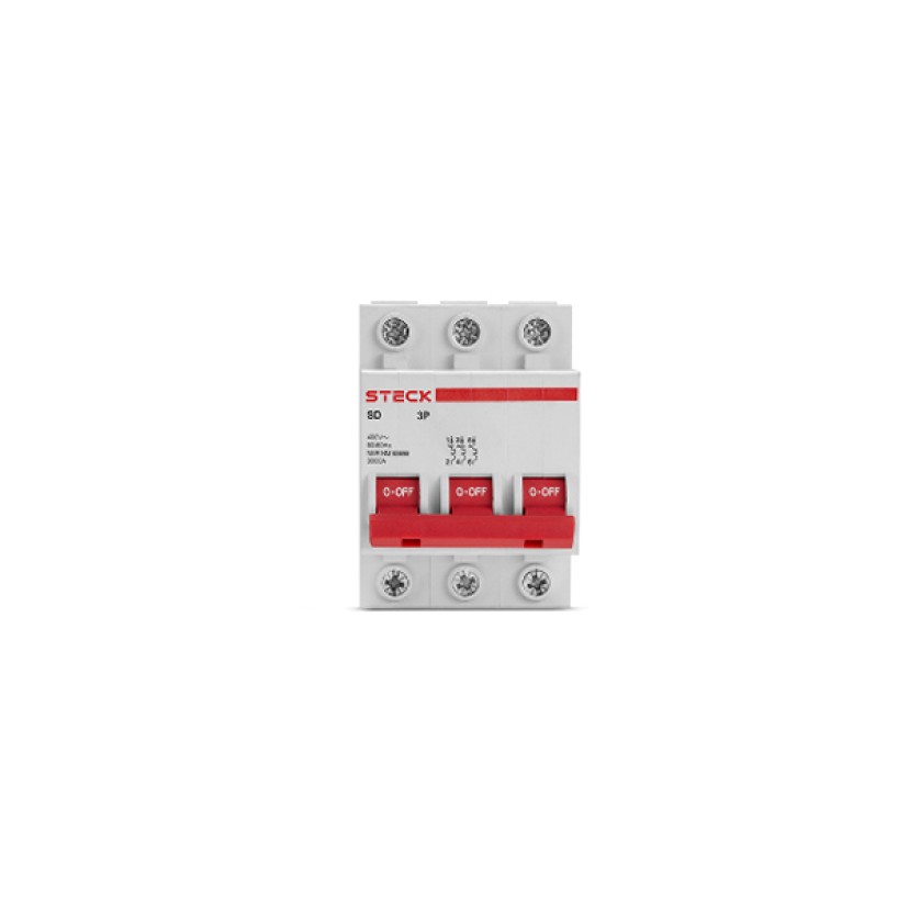 Disjuntor Tripolar Curva C 10A Steck